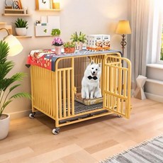 고양이 격리장 철제 대형 다묘용 반려묘 병원용 실내, 1개, C 1단계 6면 95 65x85 A