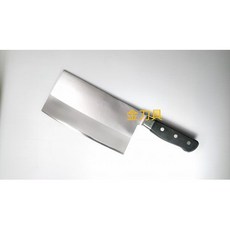 金刀具#A014 中式不鏽鋼三合鋼刀 鐵店出品 居家營業、中餐丙檢適用 切菜刀, 1個, 中式不鏽鋼料理刀, Silver