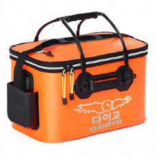 다이교 은어밑밥통 오렌지바칸40형 쭈꾸미해루질통 밑밥가방 고기통 활어통 집어제통, 다이교 밑밥통 50형 오렌지, 1개