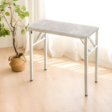 가구느낌 베스트 책상, 마블화이트화이트