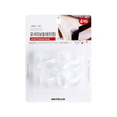 모서리보호대(타원/투명)_9867/5매, 빠른배송