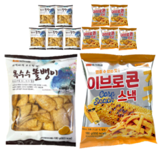 동아제과 옥수수똘뱅이 180g + 이브로콘 180g, 6세트