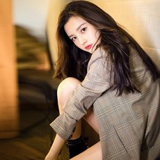 홍콩 체크 재킷