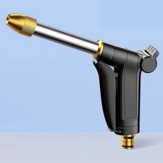 분사 노즐 고압 초강력 세척 물총 해드 세차건, 1단계 집중 압력 롱건, 1cm