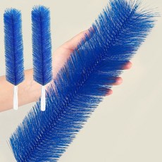 클린업 선풍기 청소솔 써큘레이터 틈새 먼지 제거 브러쉬 2개 고리2개, 1세트, 키트 블루