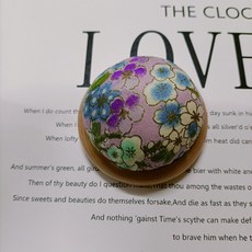 手工DIY十字繡工具刺繡日式和風紮針包，木底座針插布藝針墊，精緻手工藝必備, 紫底櫻花, 1個