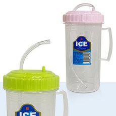 병원물컵 500ml 손잡이 빨대물병 덕신 어르 병원컵 어 elc+3553Jr