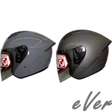 NHK N1 素色 水泥灰 消光鐵灰 小押尾 半罩安全帽 超通風 輕量, 水泥灰,XS