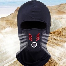 DS 에어플루 방한 바라클라바 방한워머 따뜻한 기모안감 오토바이 자전거 스키 스포츠용, 상세페이지 참조, 1개