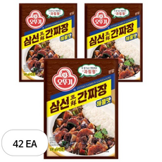 오뚜기 삼선 간짜장 해물맛, 100g, 42개