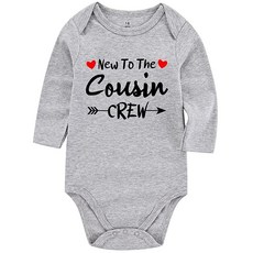 Acwssit Aunt Cool Than Dad 남아용 의류 유니 재미있는 아기 소녀 아기 바디수트 0-3개월 Cousin Crew Graylong의 새로운 제품103996