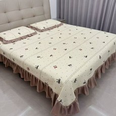 嬰兒床包 加棉加厚 柔軟親膚, 愛心蝴蝶結,一對枕套