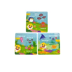 Pinkfong 寶寶鯊魚兒童拼圖, 1個, 3片
