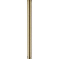 Progress Lighting AirPro Collection 45.7cm 천장 팬 다운로드 블리스터 아이언 블랙, Brass