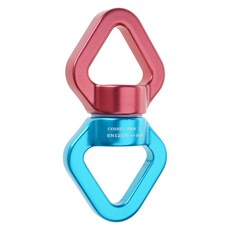 등산 스위블스 30KN 360도 회전 밧줄 회전 베어링 스위블 스윙 회전 베어링 스위블 베어링 스위블 베어링 스위블 베어링 스위블 스블 스윙스윙 회전, Red blue