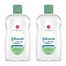 존슨즈 알로에베라 비타민E 베이비 오일 Johnsons Baby Oil Aloe Vera VitaminE, 500ml, 2개