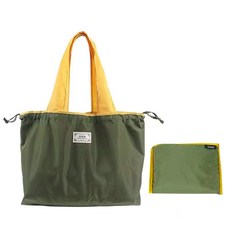접이식 대용량 에코백 마트나 편의점에서 편리한 절약형 아이템, 1개, Military green