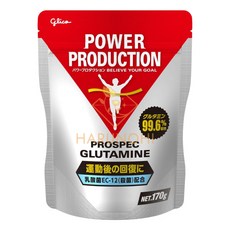 일본 글리코 파워프로덕션 아미노산 프로스펙스 글루타민 파우더 170g, 1개