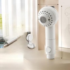 애완동물 샤워 헤드 개 목욕 스프레이 노즐 고양이 세척 도구 수도꼭지 어댑터 미용 장비 모던 싱글 아웃렛 버블 스타일, 18)아이보리 화이트 [전화선 3종 세트] 애견 샤