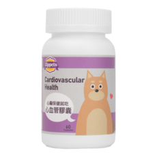 吉沛思-犬用複合寵物心血管保健膠囊, 1個, 綜合營養補充品, 60顆