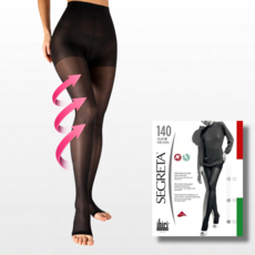 실루엣 의료용 임산부 압박밴드 압박스타킹 발트임 블랙, 팬티형, 1세트