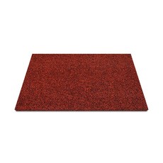 맑은 코일현관매트 67 x 90cm 미끄럼방지 발매트 두께 20mm, 레드 + 블랙, 1개