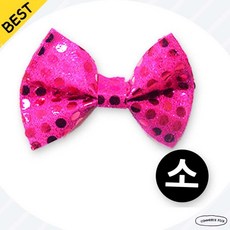 [발랄한 핑크타이] 핑크 소형 어린이 나비 넥타이 재롱잔치용 나비넥타이 픽앤코401