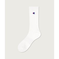 매장정품 CHAMPION [3pack C패치 크루 삭스 White CHPU261KBSC080WH 290405