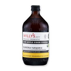 윌리스 유기농 유레카 터메릭 애사비 사과식초 음료, 500ml, 1개, 500ml