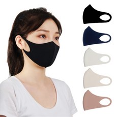 안티바 무봉제 쿨 매쉬 패션마스크 S, 1개입, 5개