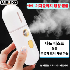 얼굴 미스트 기계 휴대용 나노 전동 안개분사기 C타입 수분 보습기 토너 우유 사용 가능, 1개, 54g