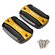 [호환] YAMAHA T-Max560 TMAX 560 530 500 T Max TECH SX DX 오토바이 브레이크 유체 저장소 커버 오일 필, 11 FBC Gold
