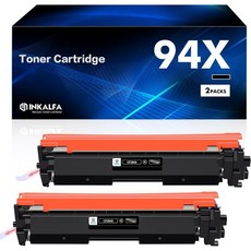 inkalfa 207A 207X 다기능 프린터 MFP M283fdw 토너 HP M255dw 컬러 레이저젯 프로 블랙 M282nw M283fdn M255nw W2210A W221, CF294X 2PK Schwarz