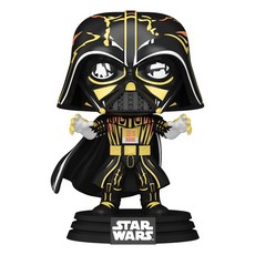 FUNKO POP 星際大戰 黑武士(夜光)模型 公仔 經典角色 收藏, 1個, Black