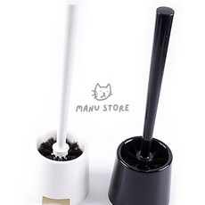 3M 안쪽까지 잘닦이는 화장실변기솔 양변기청소솔, 1개, 화이트