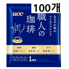 UCC 장인의 커피 드립커피 마일드 블렌드 100개입, 1개