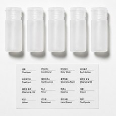 데이로움 원터치 똑딱 용기 30ml, 5개