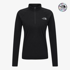 노스페이스 NT7LR84A 여성 리스코 긴팔 집티 BLACK NBU868 ZBW780