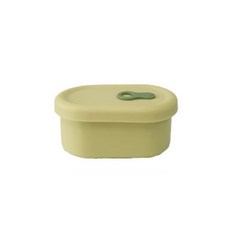 아기이유식 안심보관 실리콘 밀폐용기 200ml 보관함 주방용기 밥팩, 라임