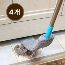 엔유스 틈새 먼지 흡착 제거 밀대 걸레 청소기(걸레포함4개), 2개