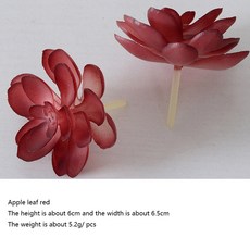 많은 홈 작은 대 데스크탑 정원에 녹색 식물 꽃 12PCS 장식 다육 한 즙이 분재 PVC, 12 pcs, leaf d