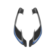 Yamaha YZF R1 2020-2024 모델 용 오토바이 공기 역학적 윙렛 고정 날개 페어링 액세서리 프론트 트림 스포, 08 black blue