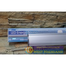 西高地水族坊 台灣ISTA伊士達 高效能省電LED跨燈(2尺)全白-最新款, 1個
