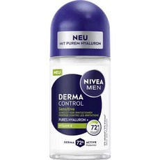 독일 니베아 맨 NIVEA MEN Derma Control Sensitiv Deoroller 남성 더마 컨트롤 센서티브 데오드란트 롤온, 7개, 50ml