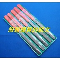 鐵工銼刀 (平、圓、半圓、三角、什錦) 1組5支 膠柄銼刀 台灣製造, 1個, 平