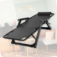 휴대용 낚시 의자 캠핑 접이식 등받이 낚시 침대, 1개, 상세페이지 참조