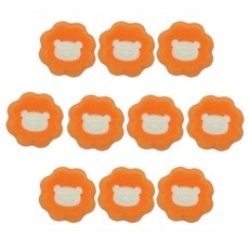 매직 세탁 볼 키트 털 제거 애완 동물 옷 청소 도구 고양이 개 액세서리 가정용 제품, Orange 10 PCS