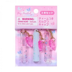 산리오 정품 마이멜로디 연필캡 3P 캐릭터 연필 보호캡 세트 일본직구 Sanrio-140442