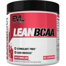 EVLUTIONNUTRITION BCAA西瓜味飲料粉, 1罐, 237g