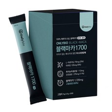 온리바이오 블랙마카1700 흑마늘 아르기닌 피로회복, 1.5g, 1개